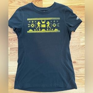 Adidas Athletic Tee with Norway Graphic